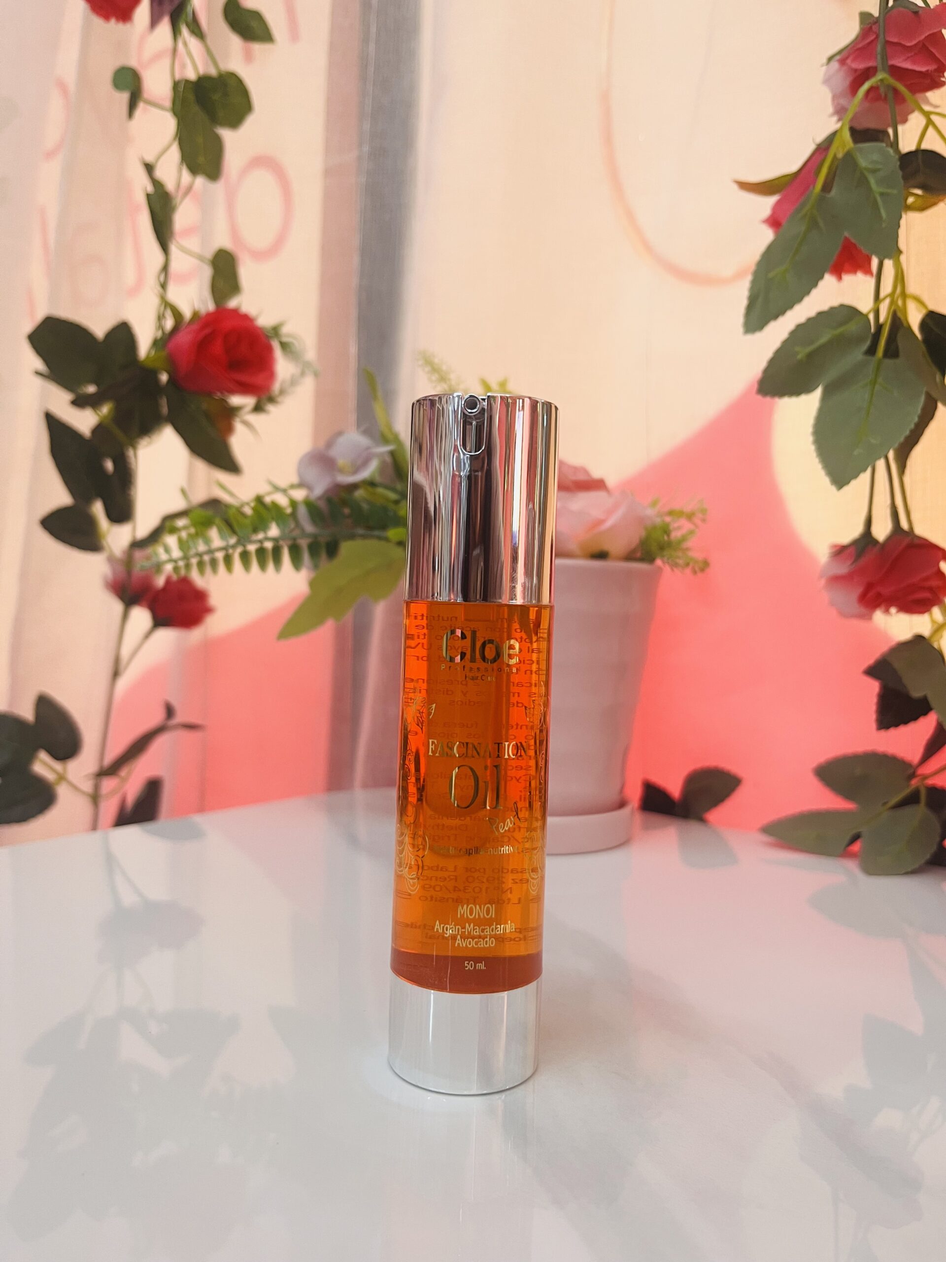 Capilar 🤍 Cloe Fascination Oil Pearl | Aceite Capilar Hidratante con Brillo Perlado 50ml