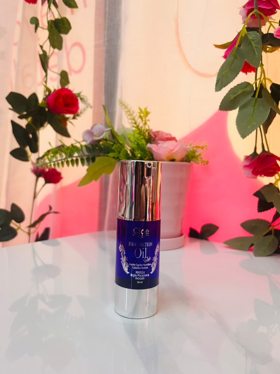 💜 Cloe Fascination Oil Violet | Aceite Capilar para Cabellos Rubios y Naturales 30 ml
