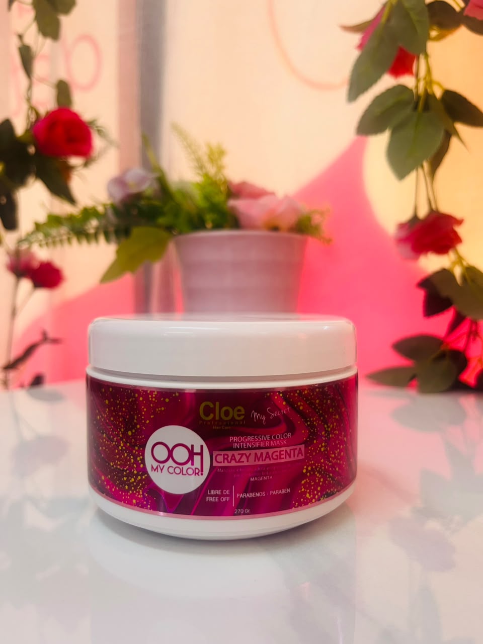 💖 Mascarilla Intensificadora Progresiva Crazy Magenta | Color, Hidratación y Brillo