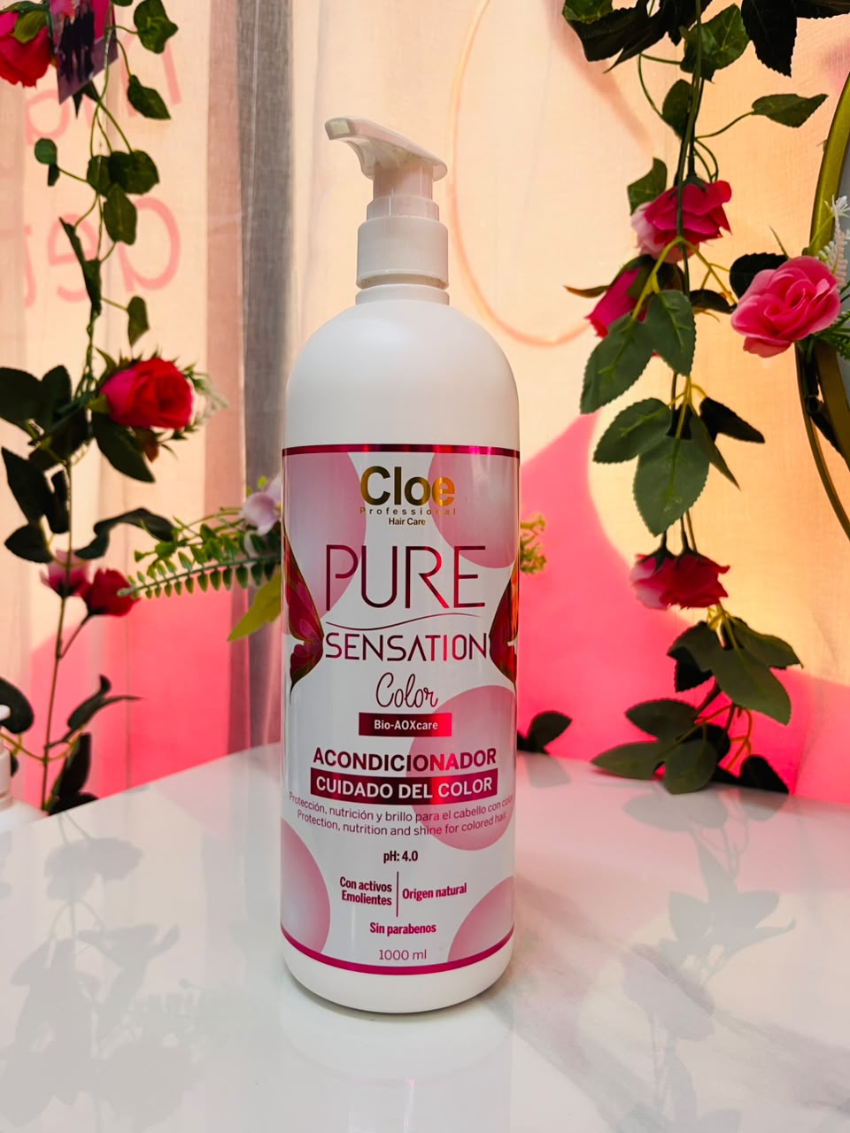 🎨 Acondicionador Cloe Pure Sensation Color 1000 ml – Nutrición y Protección del Color