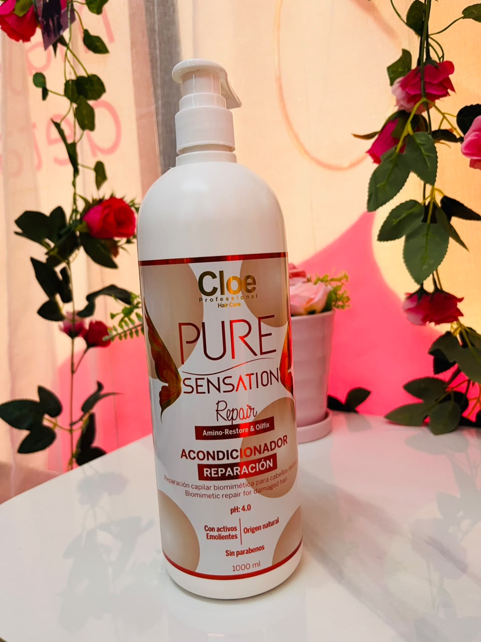 🛠️ Acondicionador Cloe Professional Pure Sensation Repair 1000 ml – Reparación y Fortalecimiento Capilar