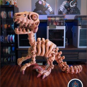 🦖 VELOCIRAPTOR JUMBO — FIGURA 3D ARTICULADA