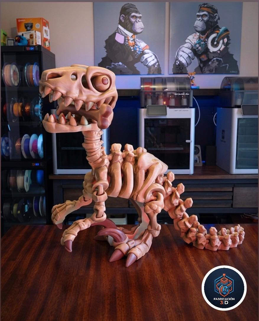 🦖 VELOCIRAPTOR JUMBO — FIGURA 3D ARTICULADA
