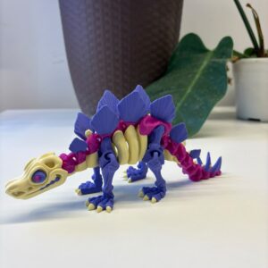 🦅 ESTEGOSAURIO— FIGURA 3D ARTICULADA