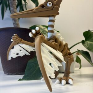 🦅 PTERANODONTE ESQUELETOR — FIGURA 3D ARTICULADA